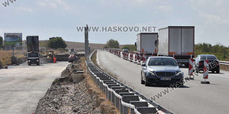 Ремонтират 7 км от магистрала „Марица“ край Свиленград, затварят връзки
