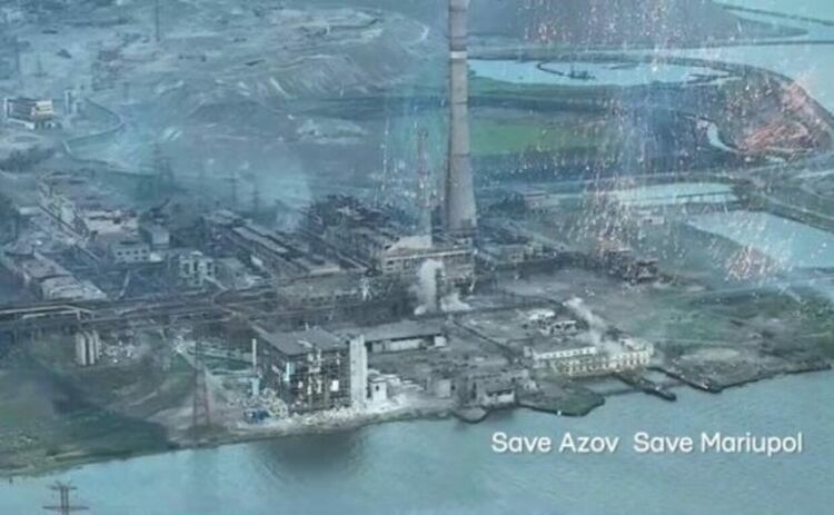 Смърт се сипе от небето над Азовстал 