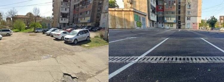 Нови места за паркиране на автомобили са изградени при бл. 59 и бл.61 в кв. „Димова махала“