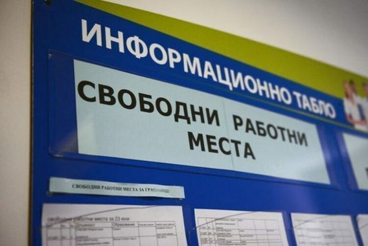 Свободните работни места, обявени в Бюрото по труда, Първомай