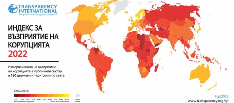 България на дъното в ЕС по отношение на корупцията, по-зле е само в Унгария