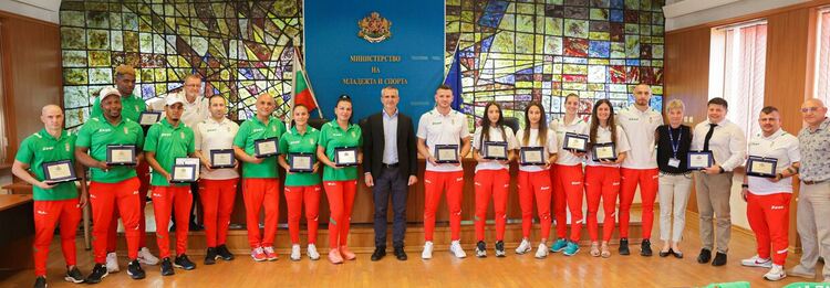 Медалистите от Европейските игри в Полша с награди от спортния министър