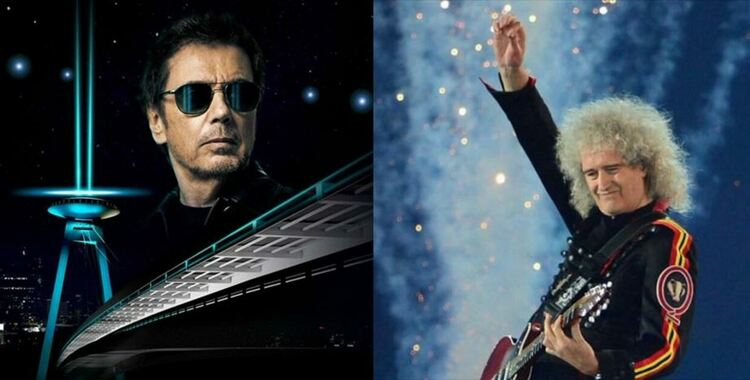 Гледайте изпълнението на Brian May и Jean-Michel Jarre в Братислава пред 30 000 фенове