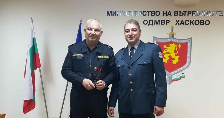 Митко Чакалов е новият директор на пожарната в Хасково, Николай Вълчев излиза в пенсия 