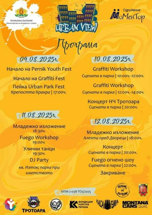Перник ще отбележи Международния ден на младежта с четиридневна програма