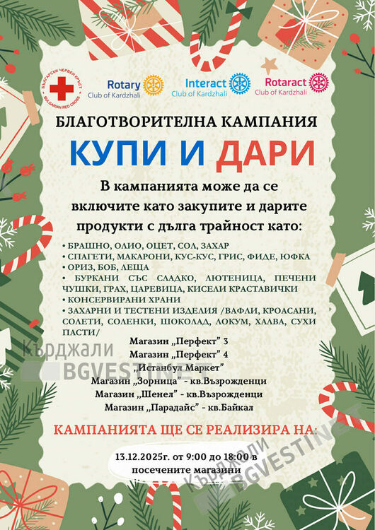 С всяка усмивка и всеки жест на доброта нашият град става по-топъл