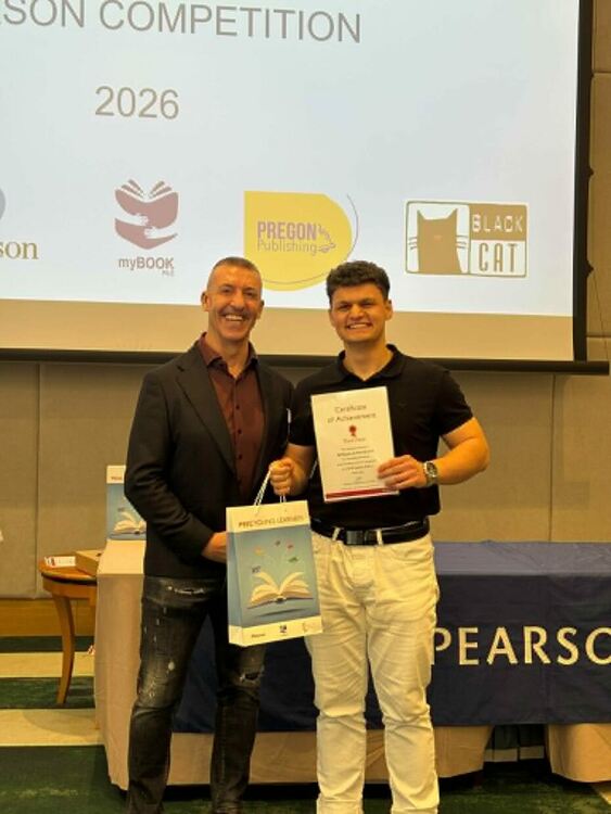 Славейковци с престижно отличие от националното състезание „Pearson English Competition“