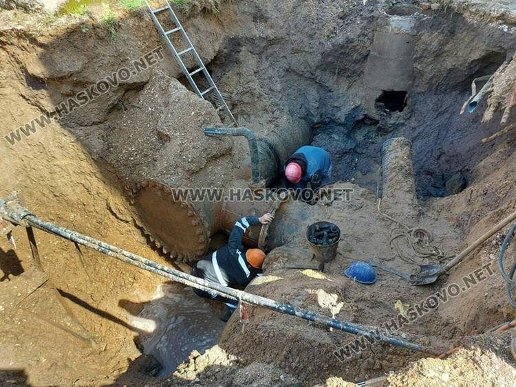 Хасковски квартали са без вода заради авария, села са на резервни количества